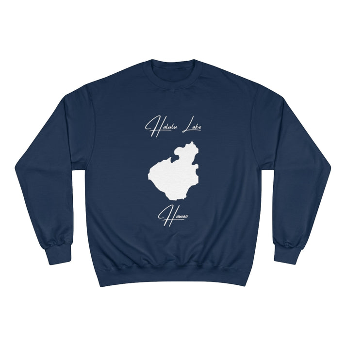 Hawaii  Halulu  Lake  Sweatshirt  front  position  view  from  front  navy.webp