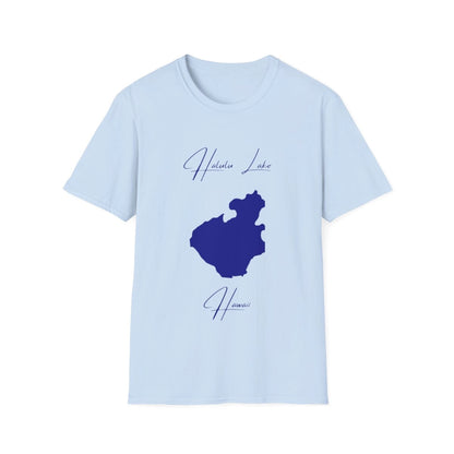 Hawaii  Halulu  Lake  T-shirt  front  position  view  from  front  light  blue.webp