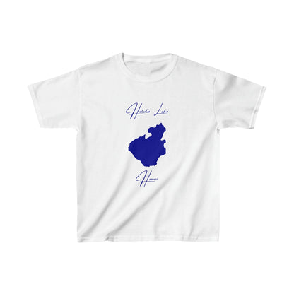 Hawaii  Halulu  Lake  Youth  T-shirt  front  position  view  from  front  white.webp