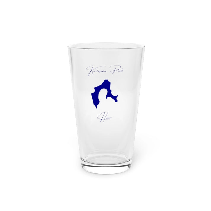 Hawaii  Ka'elepulu  Pond  16oz  Pint  Glass  front  position  view  from  front  16oz.webp