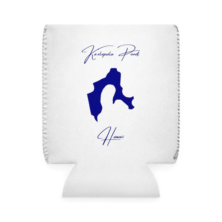 Hawaii  Ka'elepulu  Pond  Can  Koozie  front  position  view  from  front-1  white.webp