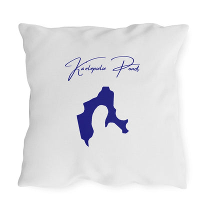 Hawaii  Ka'elepulu  Pond  Outdoor  Pillow  back  position  view  from  back  20  x  20.webp