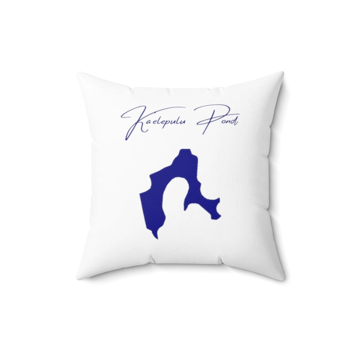 Hawaii  Ka'elepulu  Pond  Pillow  front  position  view  from  back  16  x  16.webp