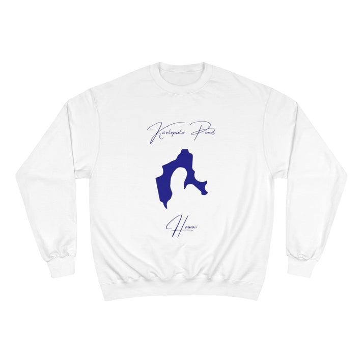 Hawaii  Ka'elepulu  Pond  Sweatshirt  front  position  view  from  front  white.webp