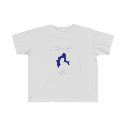 Hawaii  Ka'elepulu  Pond  Toddler  T-shirt  front  position  view  from  front  silver.webp