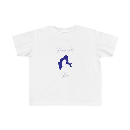 Hawaii  Ka'elepulu  Pond  Toddler  T-shirt  front  position  view  from  front  white.webp