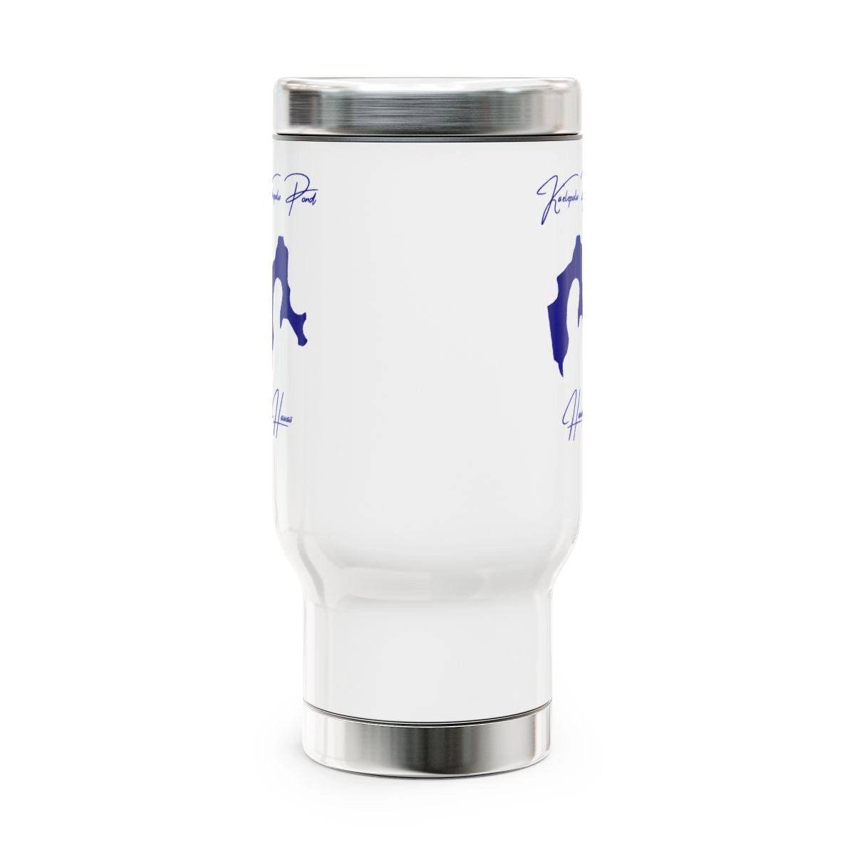 Hawaii  Ka'elepulu  Pond  Travel  Mug  other  position  view  from  front  14oz.webp
