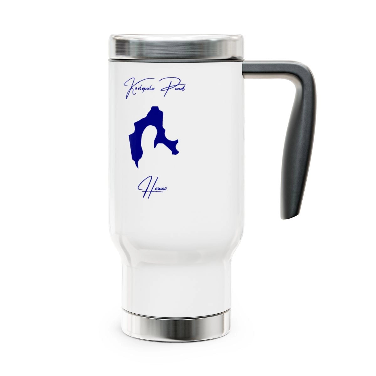 Hawaii  Ka'elepulu  Pond  Travel  Mug  other  position  view  from  right  14oz.webp