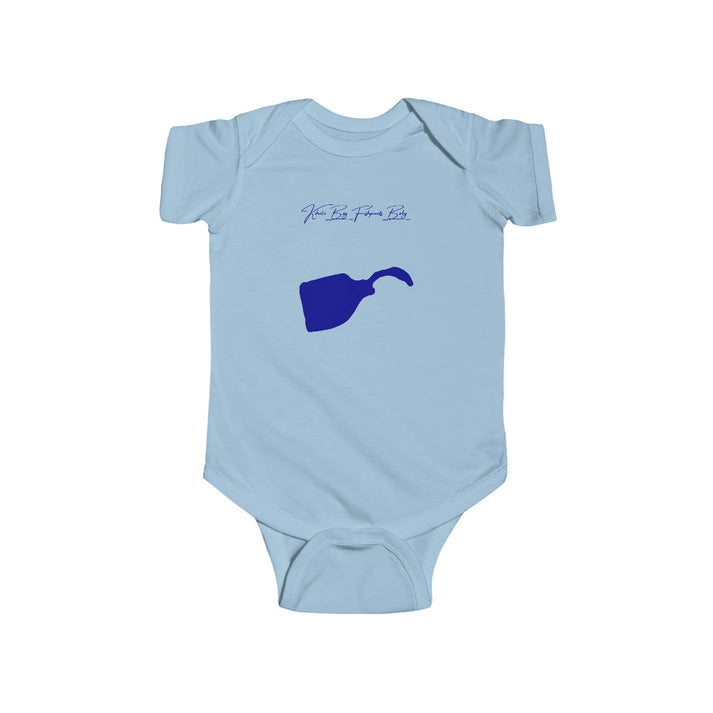 Hawaii  Kiholo  Bay  Fishponds  Onesie  front  position  view  from  front  light  blue.webp