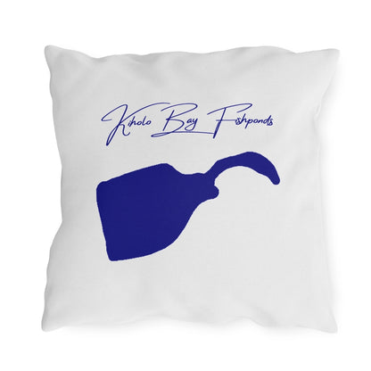 Hawaii  Kiholo  Bay  Fishponds  Outdoor  Pillow  back  position  view  from  back  18  x  18.webp