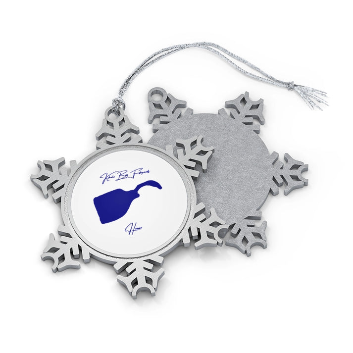 Hawaii  Kiholo  Bay  Fishponds  XMAS  Ornament  front  position  view  from  front-and-back  one  size.webp