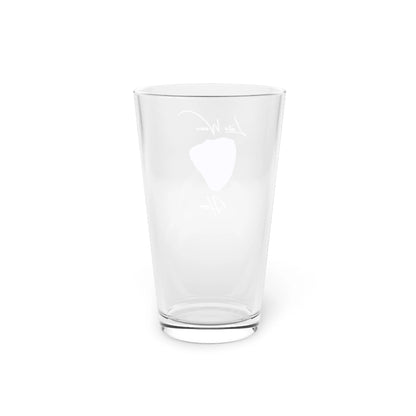 Hawaii  Lake  Waiau  16oz  Pint  Glass  front  position  view  from  back  16oz.webp