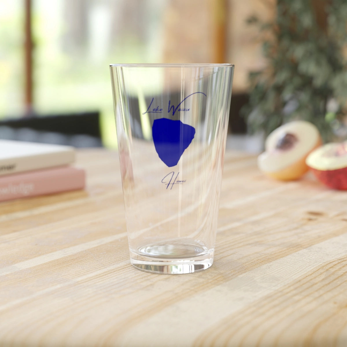 Hawaii  Lake  Waiau  16oz  Pint  Glass  front  position  view  from  context-2  16oz.webp