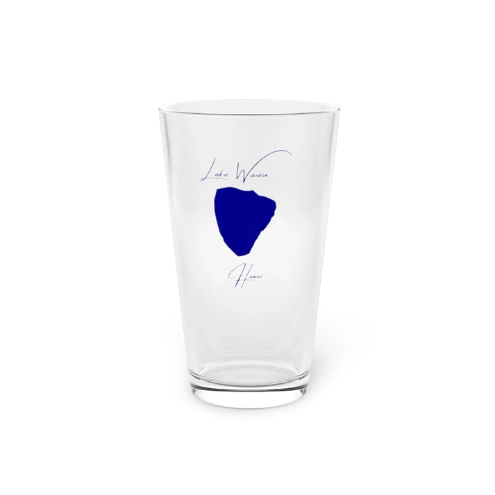 Hawaii  Lake  Waiau  16oz  Pint  Glass  front  position  view  from  front  16oz.webp