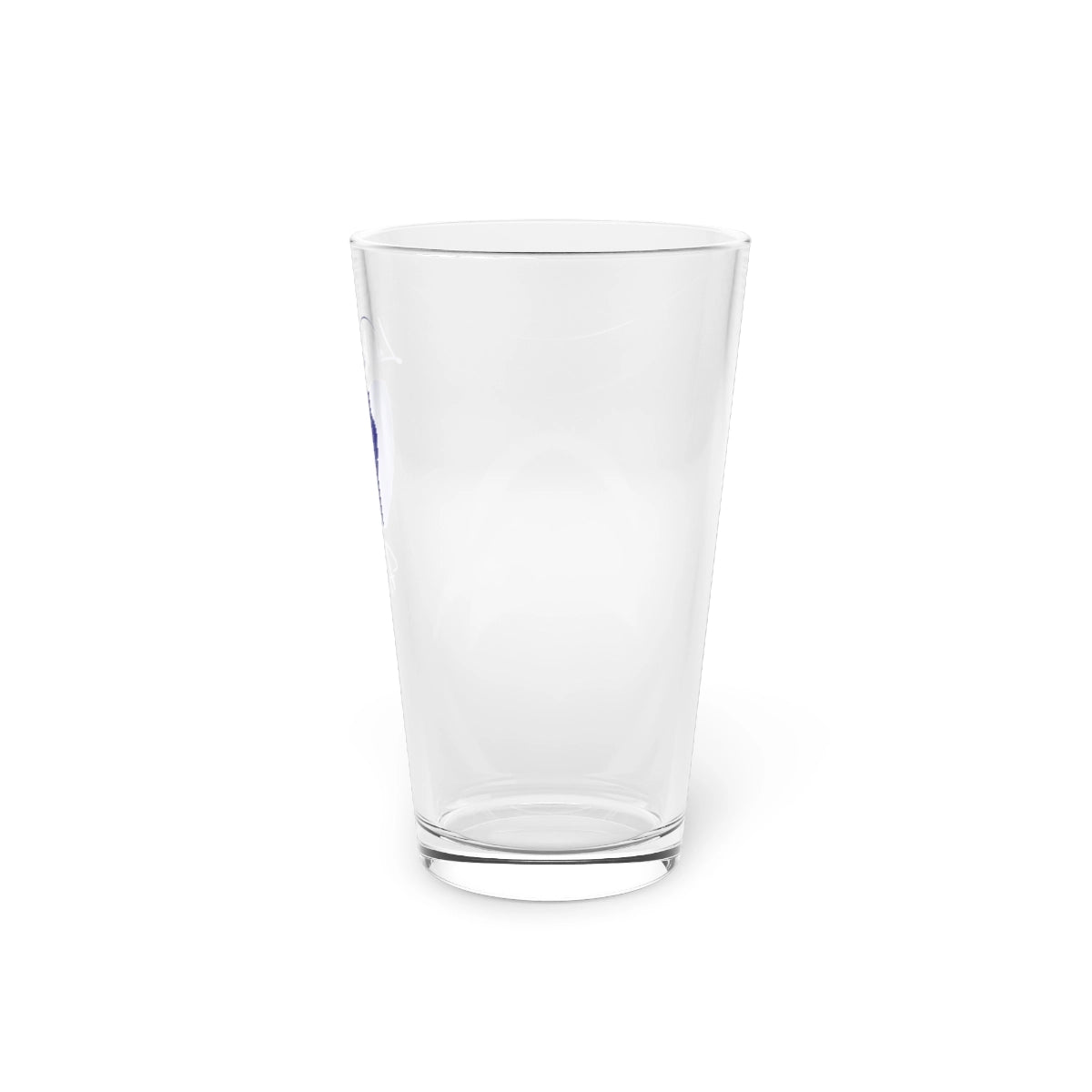 Hawaii  Lake  Waiau  16oz  Pint  Glass  front  position  view  from  right  16oz.webp