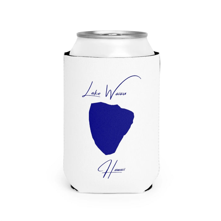 Hawaii  Lake  Waiau  Can  Koozie  front  position  view  from  front-2  white.webp