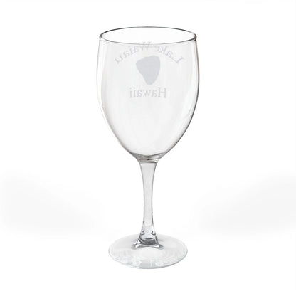 Hawaii  Lake  Waiau  Engraved  Wine  Glass  other  position  view  from  back  10.5oz.webp