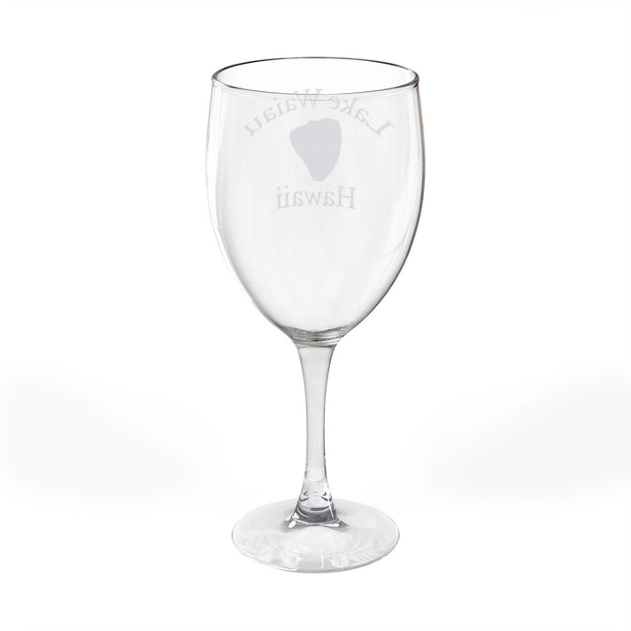 Hawaii  Lake  Waiau  Engraved  Wine  Glass  other  position  view  from  back  10.5oz.webp