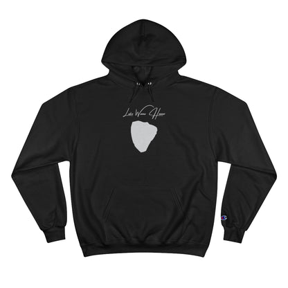 Hawaii  Lake  Waiau  Hoodie  front  position  view  from  front  black.webp