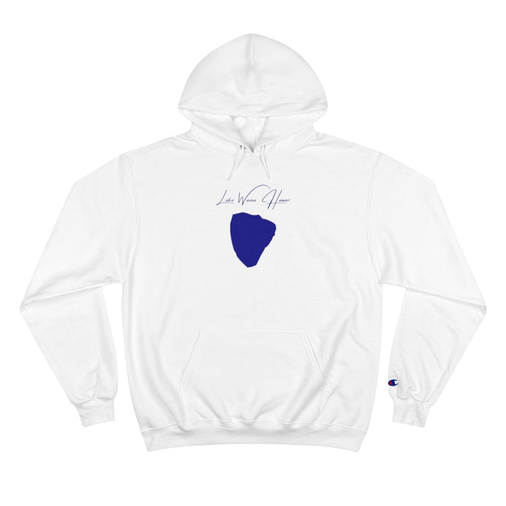 Hawaii  Lake  Waiau  Hoodie  front  position  view  from  front  white.webp