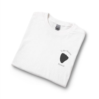 Hawaii  Lake  Waiau  Long  Sleeve  Fishing  T-shirt  other  position  view  from  folded  white.webp