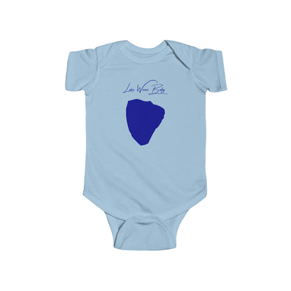 Hawaii  Lake  Waiau  Onesie  front  position  view  from  front  light  blue.webp