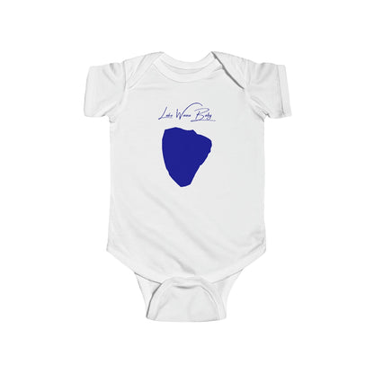 Hawaii  Lake  Waiau  Onesie  front  position  view  from  front  white.webp