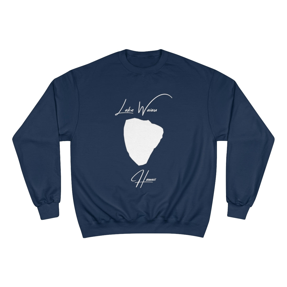 Hawaii  Lake  Waiau  Sweatshirt  front  position  view  from  front  navy.webp