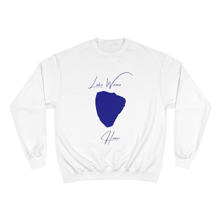 Hawaii  Lake  Waiau  Sweatshirt  front  position  view  from  front  white.webp