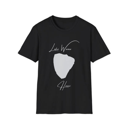 Hawaii  Lake  Waiau  T-shirt  front  position  view  from  front  black.webp