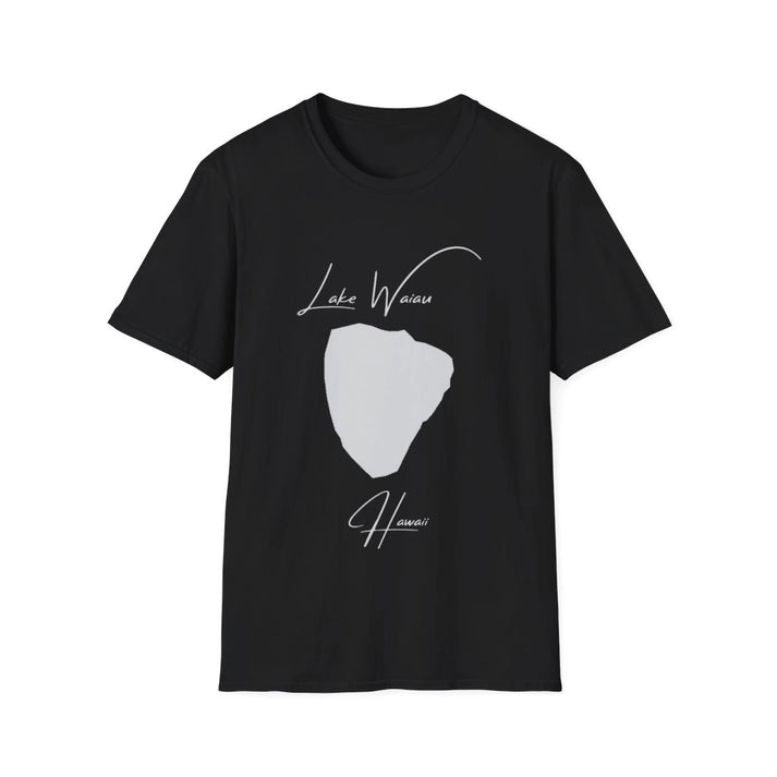 Hawaii  Lake  Waiau  T-shirt  front  position  view  from  front  black.webp