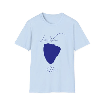 Hawaii  Lake  Waiau  T-shirt  front  position  view  from  front  light  blue.webp