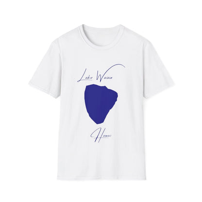 Hawaii  Lake  Waiau  T-shirt  front  position  view  from  front  white.webp