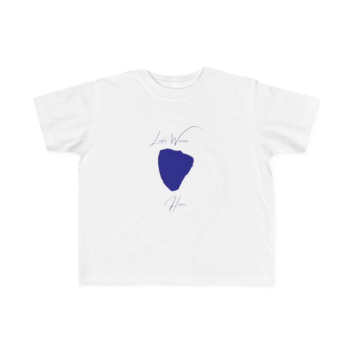 Hawaii  Lake  Waiau  Toddler  T-shirt  front  position  view  from  front  white.webp