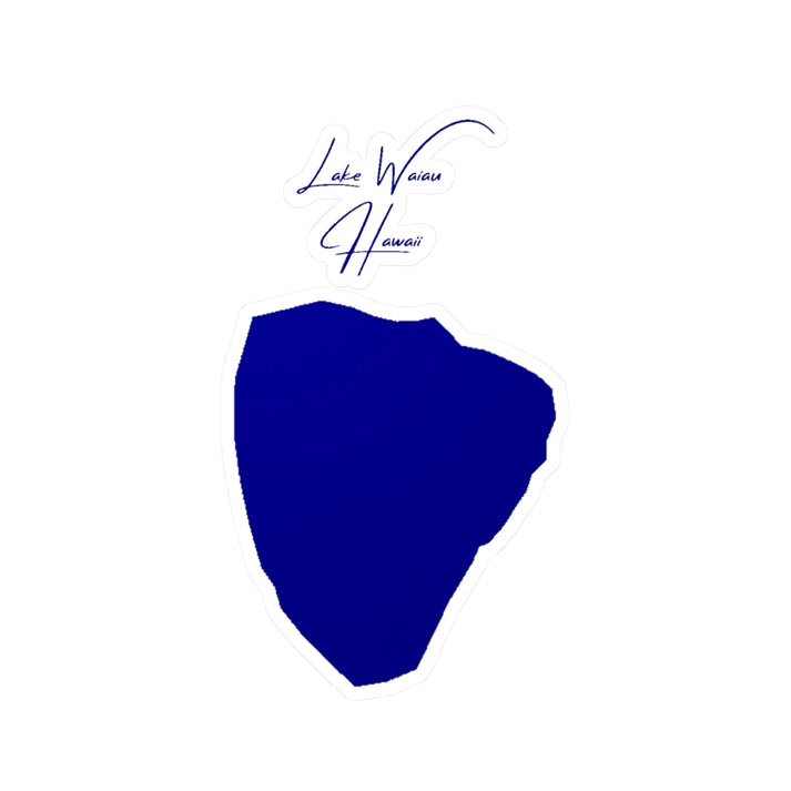 Hawaii  Lake  Waiau  Vinyl  Decal  other  position  view  from  front  4  x  6.webp