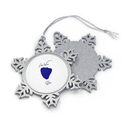 Hawaii  Lake  Waiau  XMAS  Ornament  front  position  view  from  front-and-back  one  size.webp