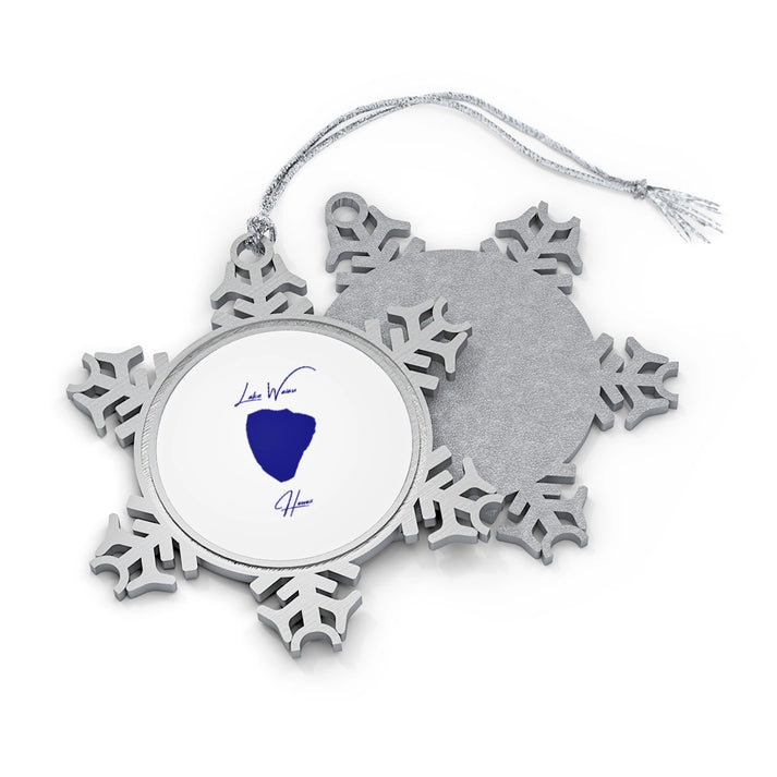 Hawaii  Lake  Waiau  XMAS  Ornament  front  position  view  from  front-and-back  one  size.webp