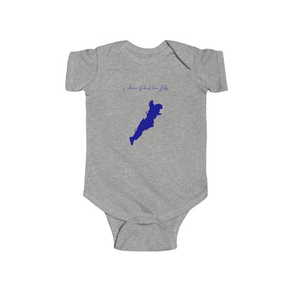 Idaho  American  Falls  Reservoir  Onesie  front  position  view  from  front  heather.webp