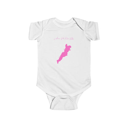 Idaho  American  Falls  Reservoir  Onesie  front  position  view  from  front  white.webp