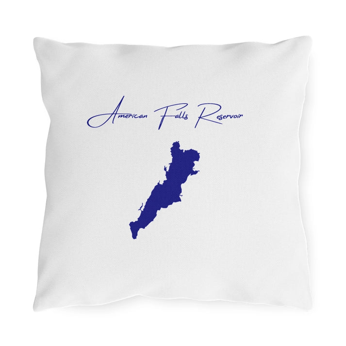 Idaho  American  Falls  Reservoir  Outdoor  Pillow  front  position  view  from  front  16  x  16.webp