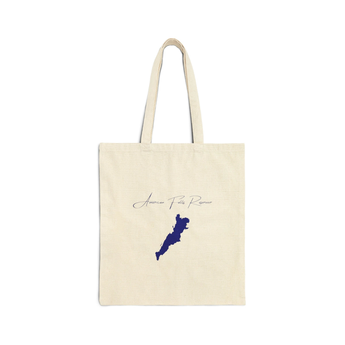 Idaho  American  Falls  Reservoir  Tote  Bag  back  position  view  from  back  15  x  16.webp