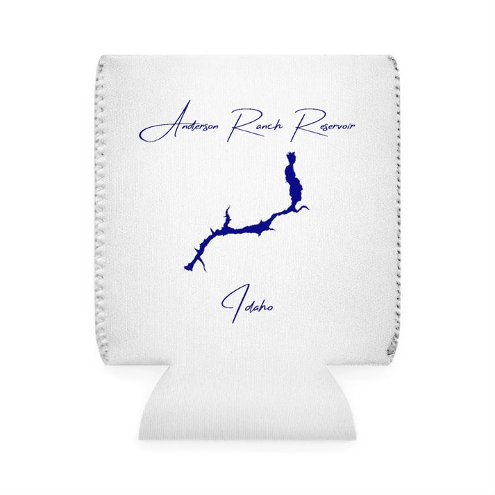 Idaho  Anderson  Ranch  Reservoir  Can  Koozie  front  position  view  from  front-1  white.webp