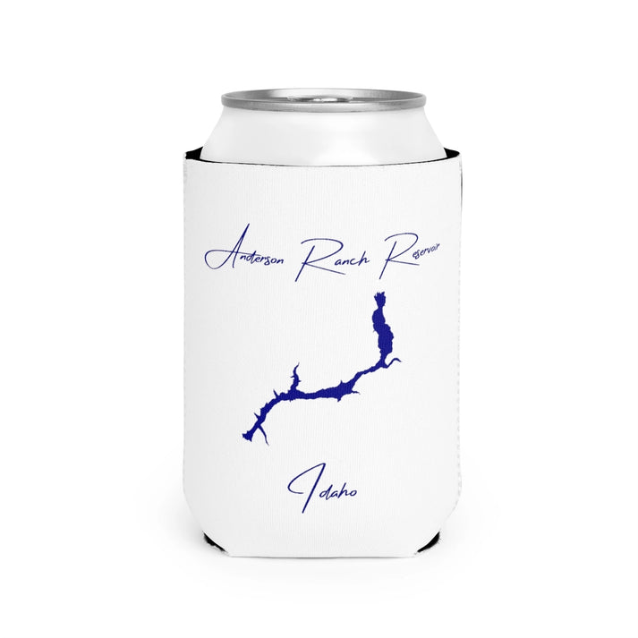Idaho  Anderson  Ranch  Reservoir  Can  Koozie  front  position  view  from  front-2  white.webp