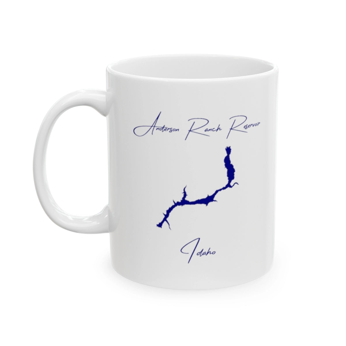 Idaho  Anderson  Ranch  Reservoir  Ceramic  Mug  other  position  view  from  left  11oz.webp