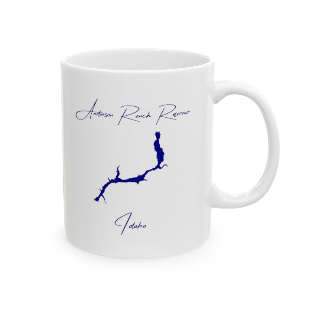 Idaho  Anderson  Ranch  Reservoir  Ceramic  Mug  other  position  view  from  right  11oz.webp