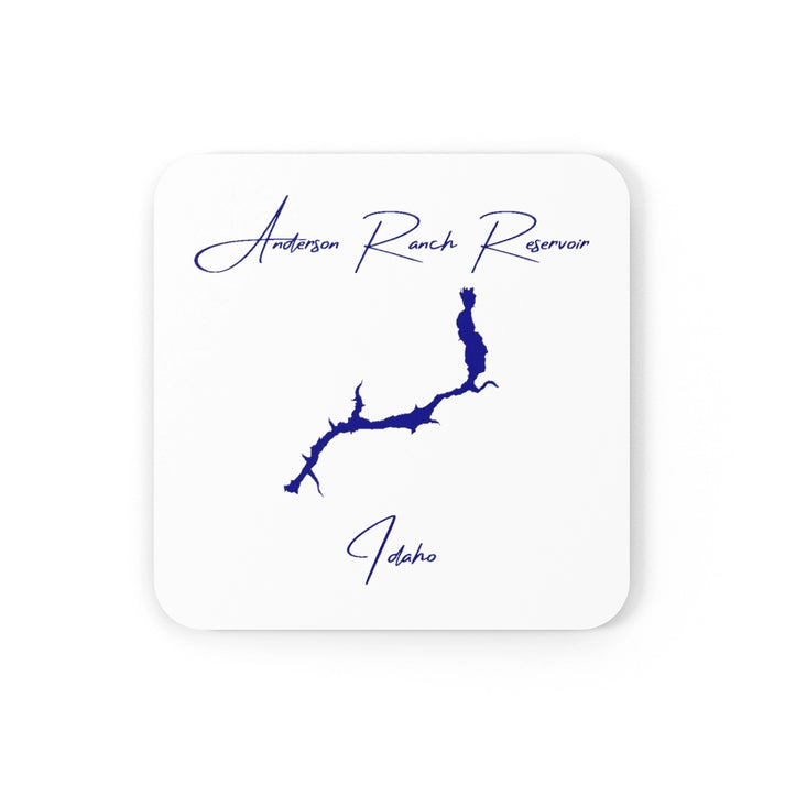 Idaho  Anderson  Ranch  Reservoir  Coaster  Set  front  position  view  from  front  3.75  x  3.75.webp