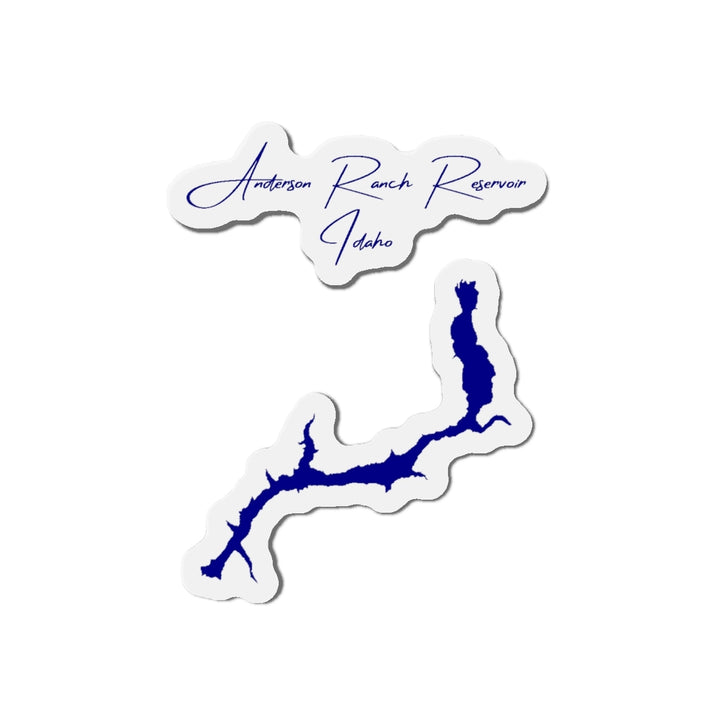 Idaho  Anderson  Ranch  Reservoir  Die  Cut  Magnet  front  position  view  from  front  4  x  4.webp