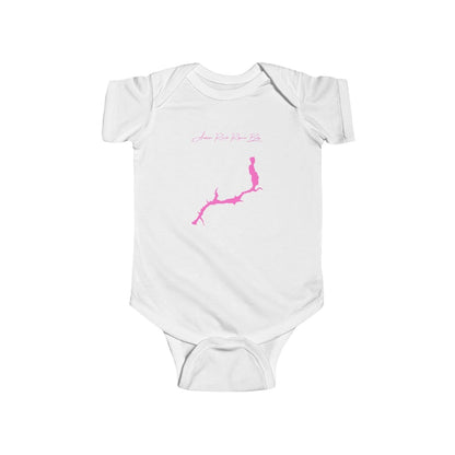 Idaho  Anderson  Ranch  Reservoir  Onesie  front  position  view  from  front  white.webp