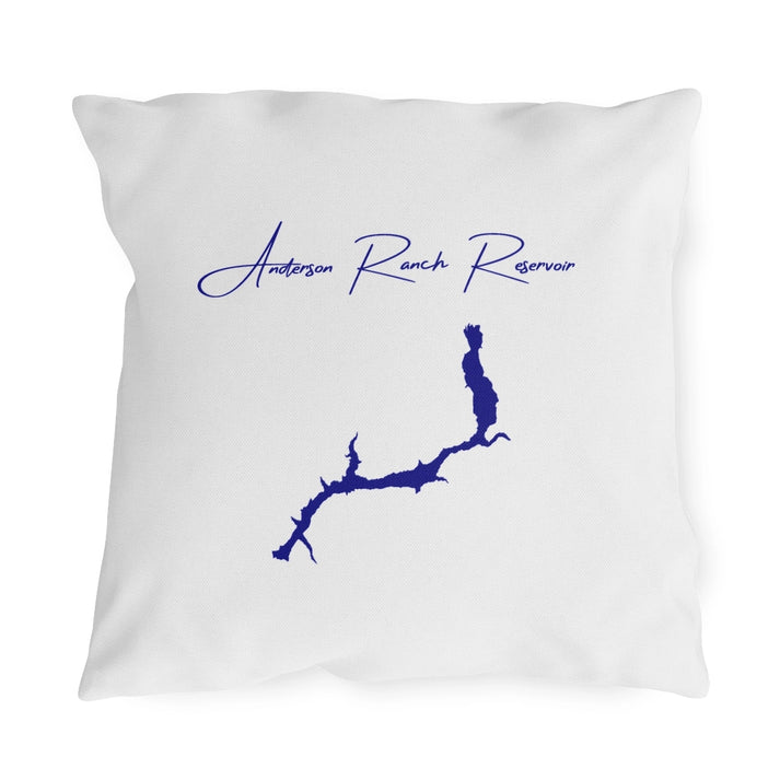Idaho  Anderson  Ranch  Reservoir  Outdoor  Pillow  front  position  view  from  front  18  x  18.webp
