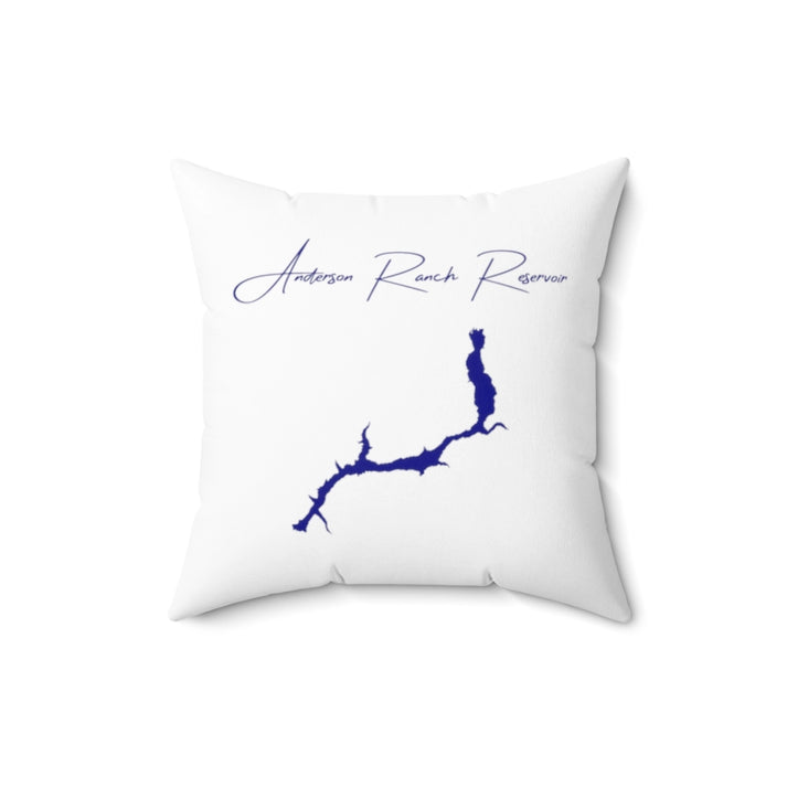 Idaho  Anderson  Ranch  Reservoir  Pillow  front  position  view  from  back  16  x  16.webp